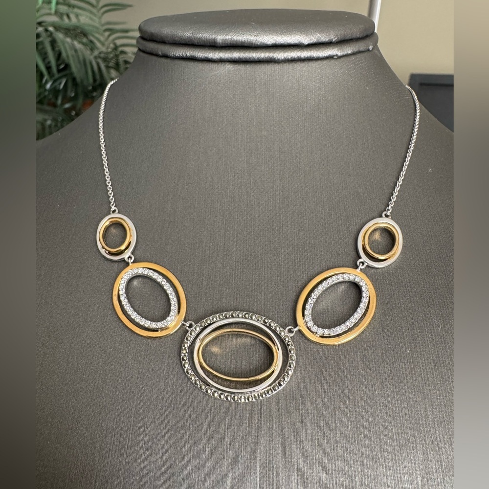 Judith Jack Gold & Sterling Silver Necklace